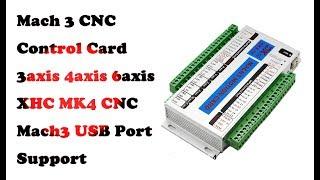 XHC MK4 V Mach3 USB 4 Axis CNC Motion Control Card Breakout Board 2 MHz Support Resume