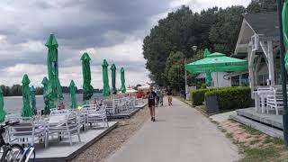 Ada Ciganlija Belgrade Serbia tour, Sports  complex cycling nude beach FKK and clothed beach