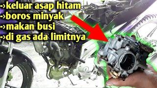 jupiter mx digas ada limit dan keluar asap hitam