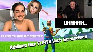 Addison Rae & Corinna Kopf *FLIRT* With A Twitch Streamer! | Fortnite