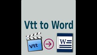 Vtt To Word