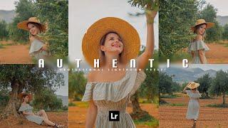 How to Edit Professional Authentic Portrait Photography │Color Grading Lightroom Preset Tutorials