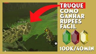 Zelda Breath of the Wild - Como Ganhar Rupees Rápido e Facil! 100 MIL RUPPES EM POUCOS MINUTOS