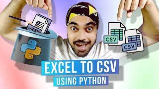 Convert Excel Files to CSV using Python  | Working with Large Excel Files in Power BI