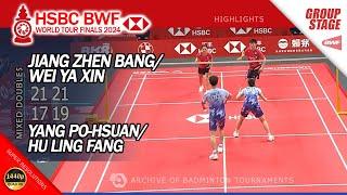 Jiang Zhen Bang / Wei Ya Xin vs Yang Po-Hsuan / Hu Ling Fang | World Tour Finals 2024 | Highlights