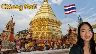 Our FIRST DAY in Chiang Mai, Thailand!  Trying Khao Soi & Visiting Wat Phra That Doi Suthep