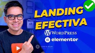 Cómo crear una landing page profesional en Wordpress GRATIS   Página de Aterrizaje Efectiva 