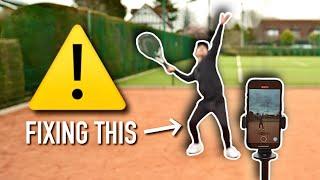 Fixing My Serve (Plus practice tips) #tennis