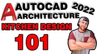 #7 - AUTOCAD ARCHITECTURE 2019/2020 - HOW TO DESIGN A KITCHEN!