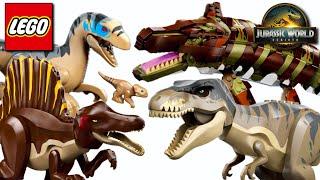 Ranking LEGO JURASSIC WORLD REBIRTH DINOSAURS!! | Spinosaurus, T Rex, Mosasaurus & More!!