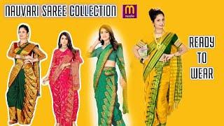 Ready to wear *nauvari saree* haul from meesho #readytowear#sareehaul#viralmeeshohaul#trendingsaree