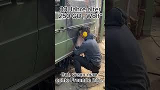 Wolf-Reparatur #shorts #bundeswehr #mercedes #military #wolf #militar #militärfahrzeuge