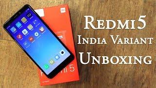 Redmi 5 India variant unboxing and first look