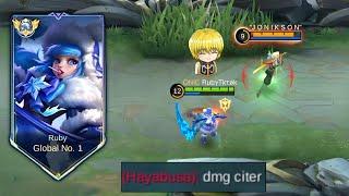 Tutorial Build Ruby Damage 2025 Langsung Savage | Global Ruby Gameplay