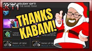 Kabam Christmas Gift Opening! GREAT Gift BTW! Merry Christmas Everyone!