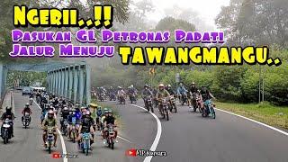 NGERI..!!  Rombonga GL Petronas Padati jalur menuju Tawangmangu...