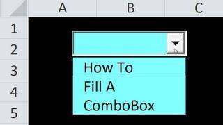 How to Fill Comboboxes (DropDowns) In Userforms or Worksheets - BOTH WAYS! Excel VBA Is Fun