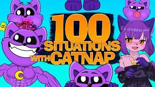 100 SITUATIONS with CATNAP | Smiling Critters with Poppy Playtime |  BEST FUNNY moments (Animation)