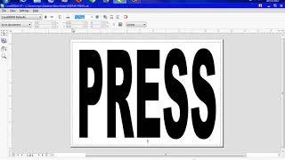 how to print in landscape in corel draw