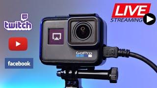 How to Livestream with a GoPro on TWITCH/ YouTube/Facebook from OBS