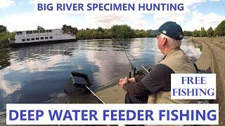 FEEDER FISHING DEEP WATER FOR SPECIMEN FISH - Big River - Urban - River Trent -Trent Embankment Free