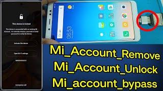 All Redmi Mobile Mi Account account remove/redmi note 5 mi account password and Mi Account unlock