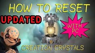 UPDATED 2023 - How to reset creation crystals with PC - WORKS 2023