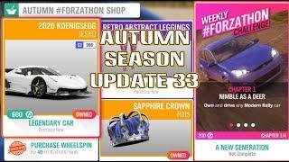 FH 4 Forzathon Challenge, Forzathon Shop - Autumn season Update 33 - Koenigsegg Jesko, The Gauntlet