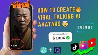 How to create viral talking AI Avatars|Make Viral AI Avatars New method (100% FREE)