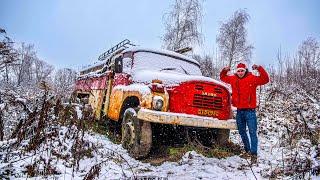 Abandoned Tatra 138 Tanker - Start After 18 Years + Test Drive