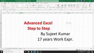 Advanced Excel Training in Hindi Call +91 8826828093