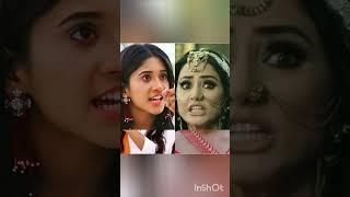 Shivangi Joshi aka Naira  Hina Khan aka Akshara  Angry mode #yrkkh #viral #ytshorts