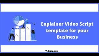 Explainer Video Script template for your Business