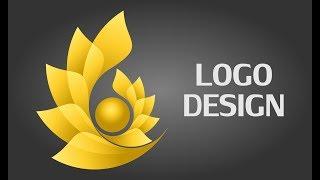 How to Create Flower Logo Design In Corel Draw - Corel draw tutorial