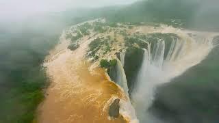 JOG FALLS - IN ITS GLORY - 03 AUGUST 2024 | FPV DRONE 4K