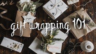 DIY GIFT WRAPPING IDEAS + HACKS - Minimal + Affordable Present Wrapping (2018) // Lone Fox