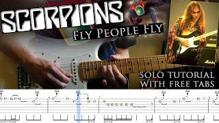 Scorpions - Fly People Fly main guitar solo lesson (with tablatures and backing tracks)