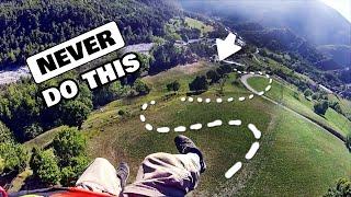 Avoid this #1 DANGEROUS MISTAKE when landing your paraglider!