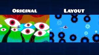 "Eyes in the Water" Original vs Layout Comparison | Geometry Dash