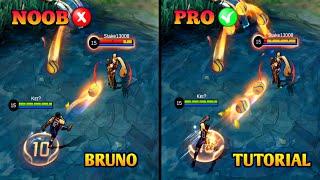 BRUNO TUTORIAL 2023 | MASTER BRUNO IN JUST 13 MINUTES | BUILD, COMBO AND MORE | MLBB