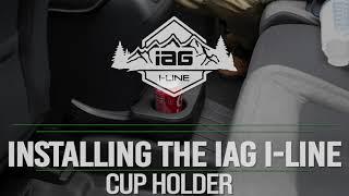 IAG I-LINE CUP HOLDER FOR 2021+ FORD BRONCO FOUR DOOR INSTALL