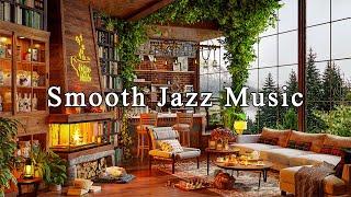 Smooth Jazz Piano Music for Unwind, Work, Study  Relaxing Jazz Music at Cozy Coffee Shop Ambience