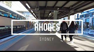 Walking Rhodes Sydney Australia