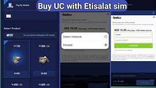 how to purchase pubg uc in uae with etisalat sim from midasbuy/buy uc in etisalat UAE midasbuy 2020