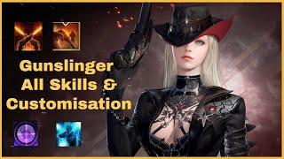 Lost Ark Gunslinger All Skills & Customisation/Tripods Gameplay (With Timestamp)