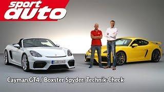 Preuninger erklärt Porsche Cayman GT4 / Boxster Spyder | sport auto