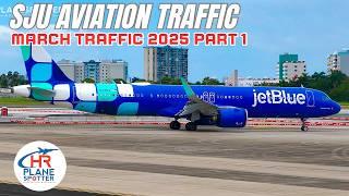 `SJU Airport in Action! B767 Air Canada, A321 JetBlue Mint & More | March 2025