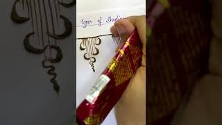 Wavy Shading with amazing thin and thick concept | Sana Mehndi Artist