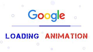 How To Create A Loading Animation Like Google Loading Animation CSS | Loading Animation HTML CSS