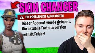 Ich benutze ein SKIN CHANGER in Fortnite bis ich gebannt werde mit RECON EXPERT!